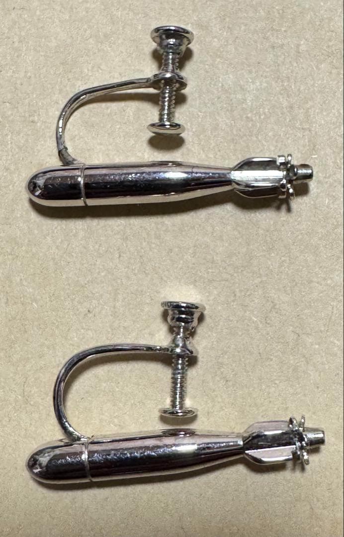 米軍 実物 SWEETHEART JEWELRY 魚雷イヤリング
