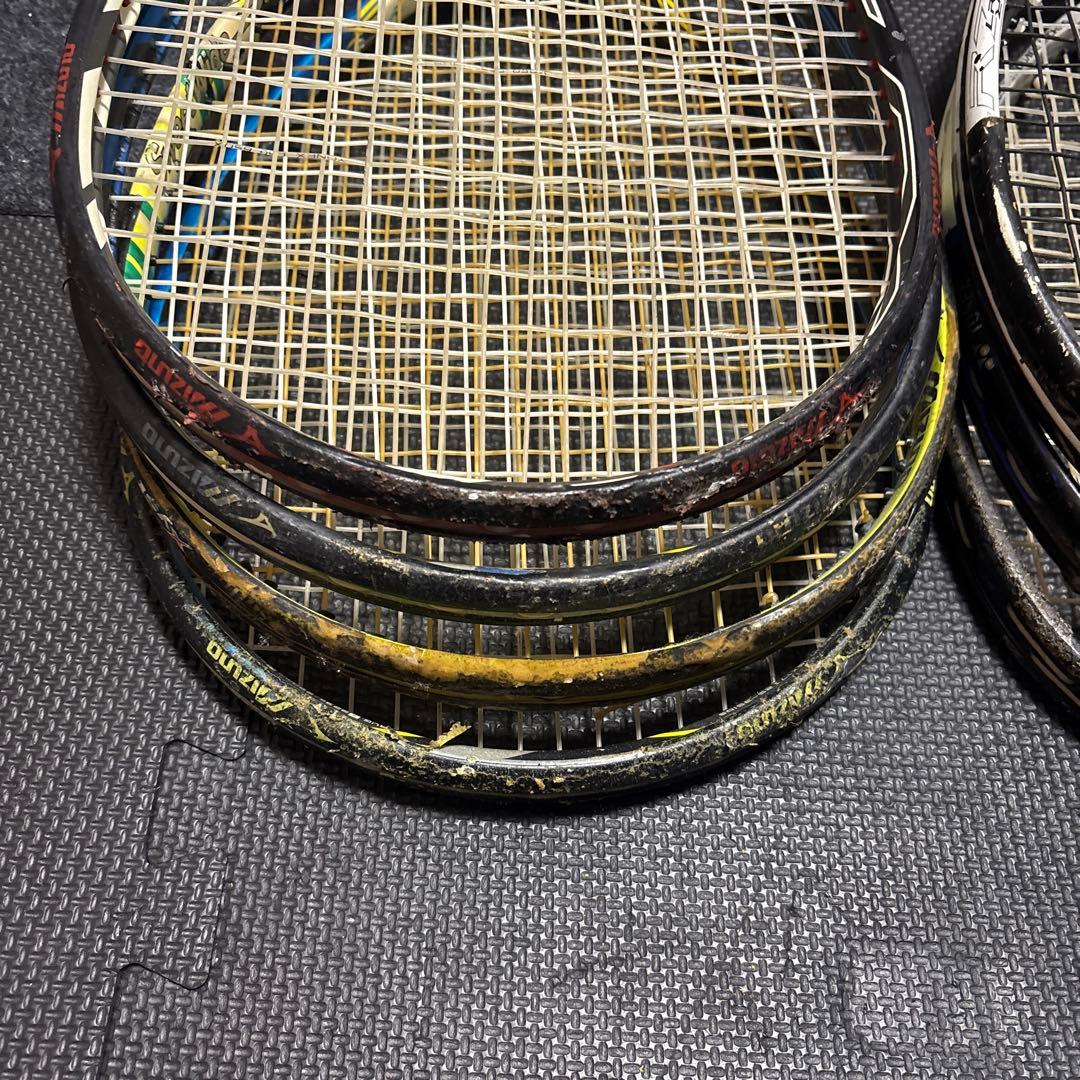 軟式テニスラケット 7本まとめ売り