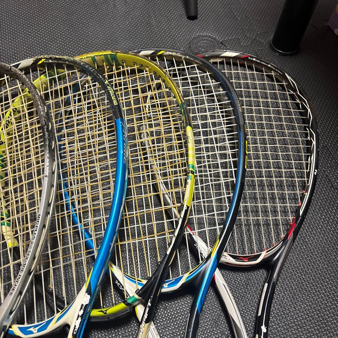 軟式テニスラケット 7本まとめ売り