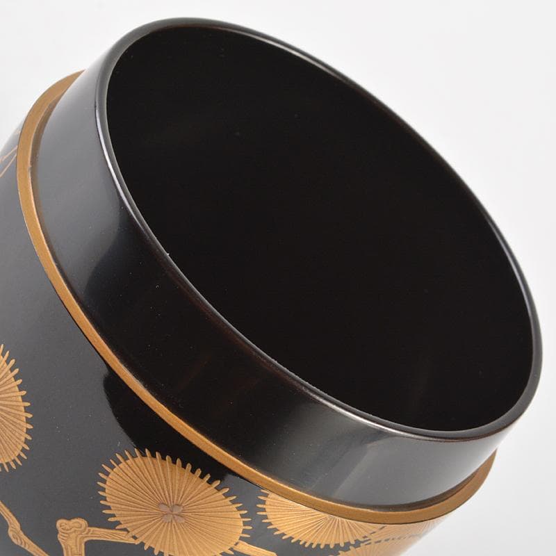 茶道具　平安表正(伊藤表正)作　中棗　共布　堀内宗完(兼中斎)　D　R7240