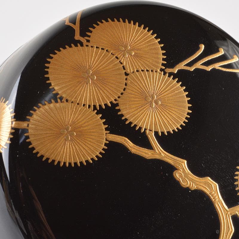 茶道具　平安表正(伊藤表正)作　中棗　共布　堀内宗完(兼中斎)　D　R7240