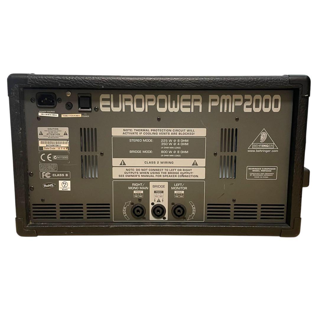 BEHRINGER EUROPOWER PMP2000 パワードミキサー