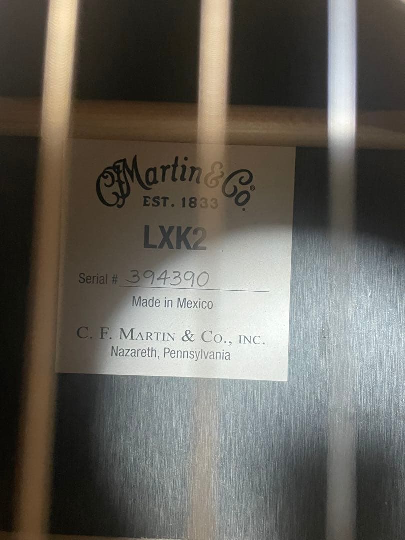 Martin アコースティックギター　LXK2 マーチン　リトルマーチン
