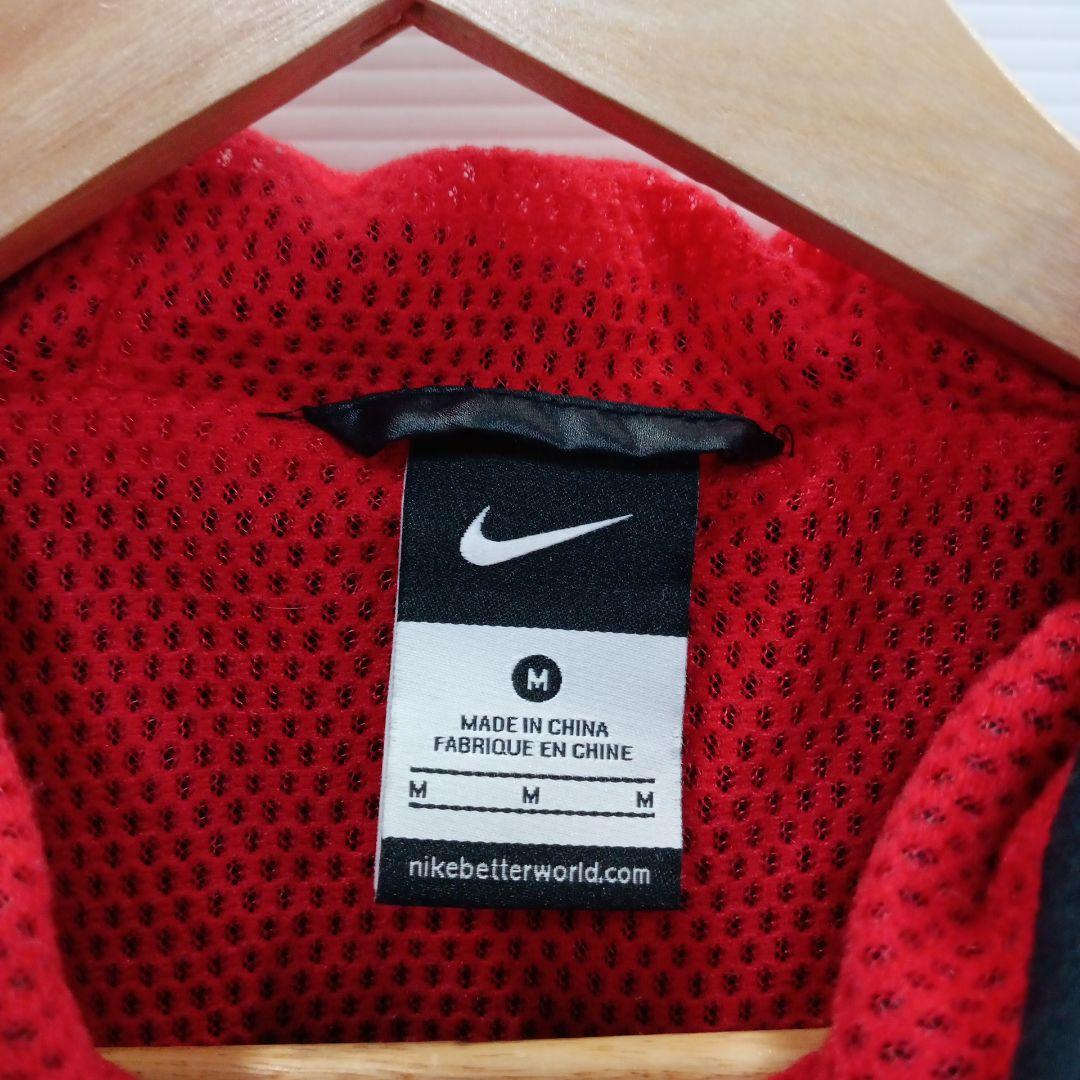 12.24◎S717◎ナイキ◎ジャージ上下◎ブラック×レッド◎M