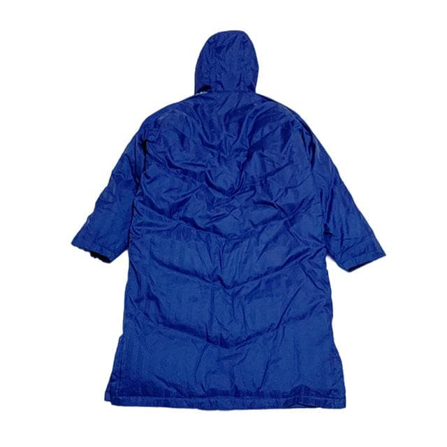 美品✨adidas ベンチコート ネイビー M 刺繍ロゴ ダウン フェザー