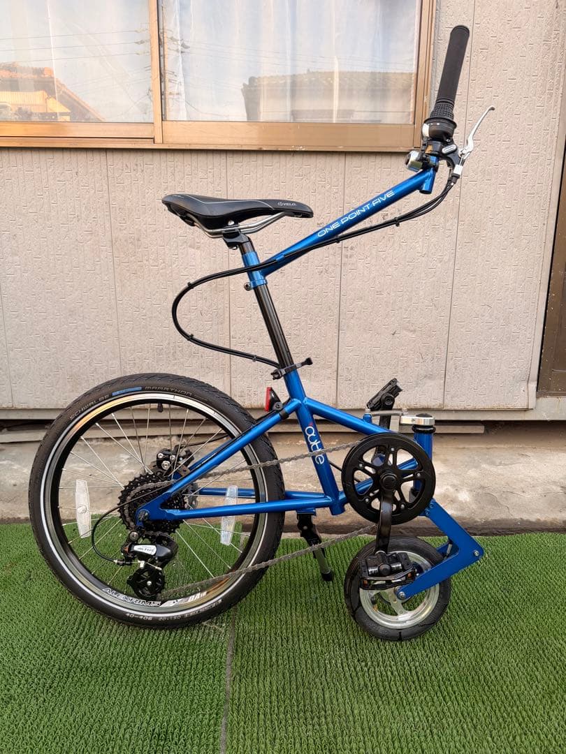 outre アウトレ 自転車 1.5輪車 ONE POINT FIVE ブルー