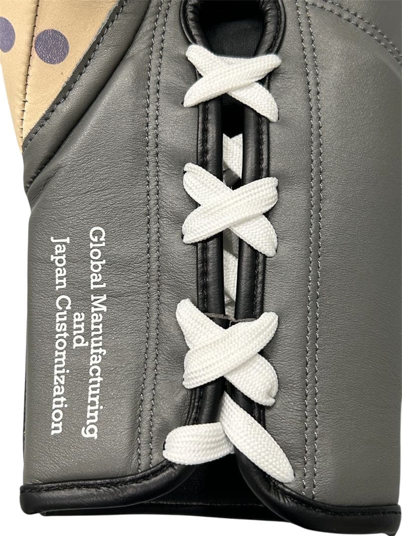 GRIT LACE UP GLOVE DOT JAPAN 本革製　紐式　8oz