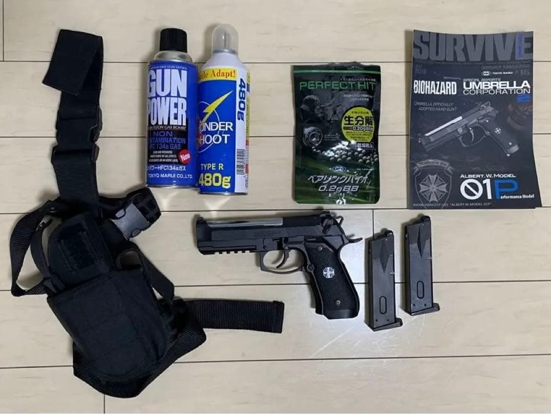 東京マルイ ガスガン 01P バイオハザード アルバート.Ｗ.モデル