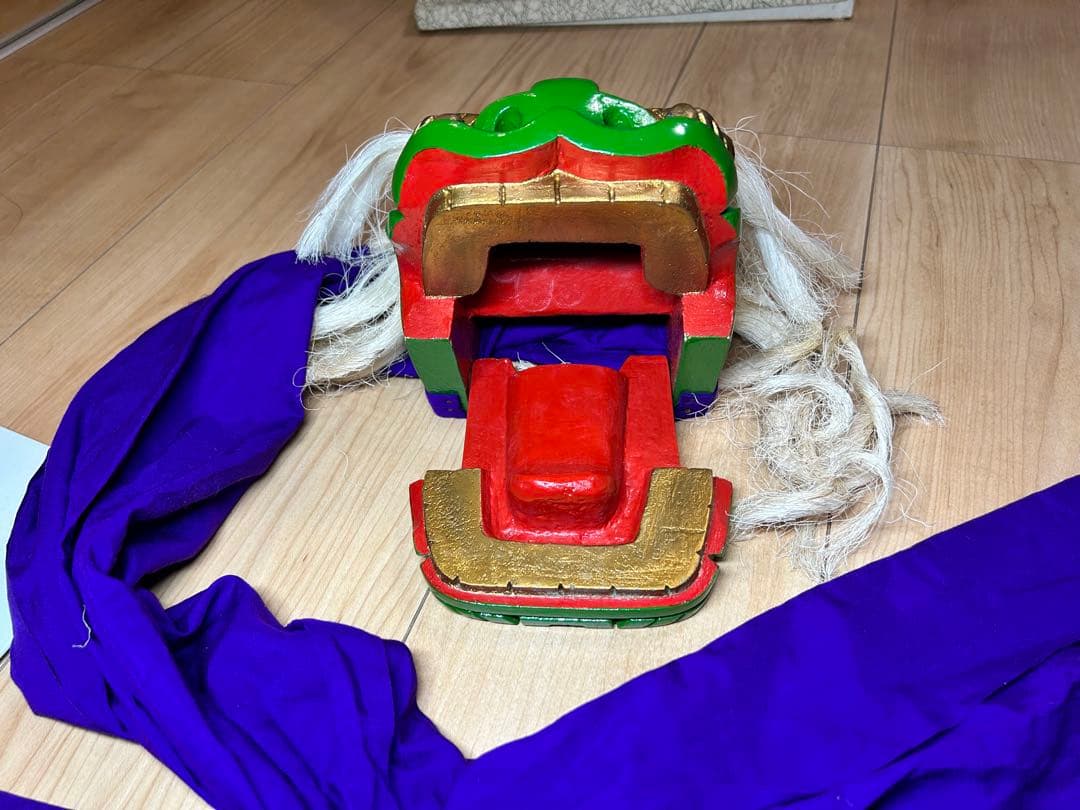 琉球舞踊　小道具　獅子頭(箱無し)