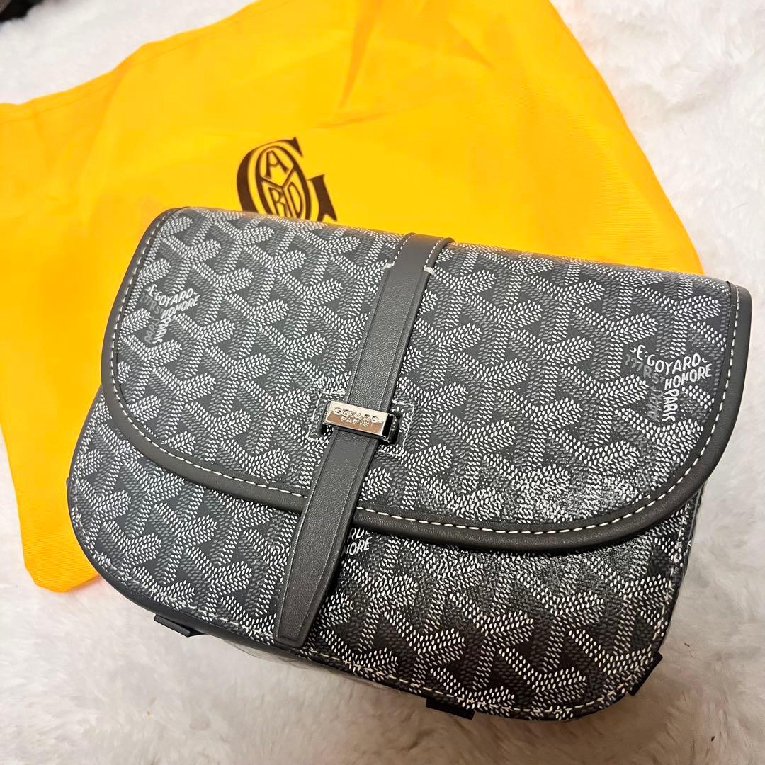 ゴヤール　ベルヴェデーレ　ショルダーバッグ　グレー　ノベルティ