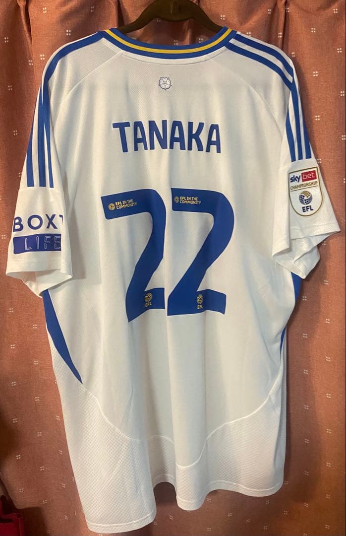 リーズユナイテッド　ネーム　ユニフォーム　3ＸL 新品タグ付き　田中碧