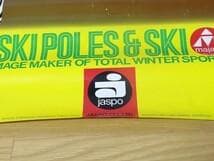 70年代 ビンテージ SKIPOLES＆SKI スキー デザイン ポスター
