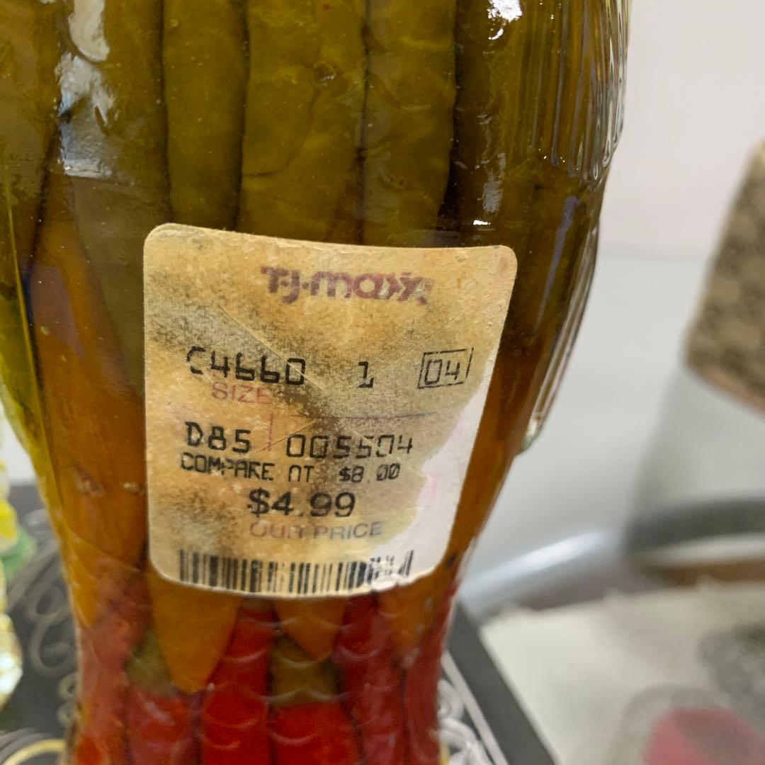 ガラスコレクション　チェリー　ビネガー瓶など2点