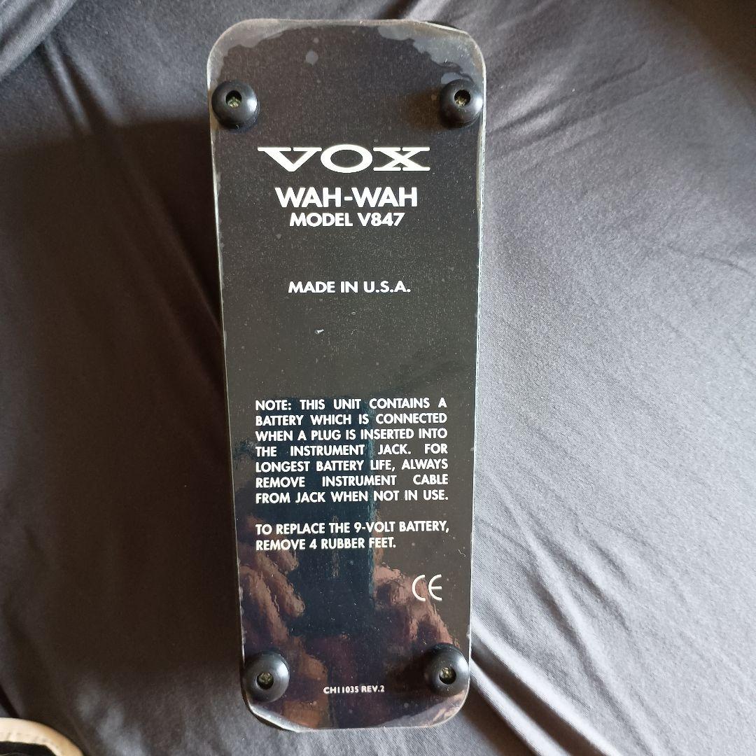 VOX V847 ワウペダル MADE IN USA 長期保管品 美品