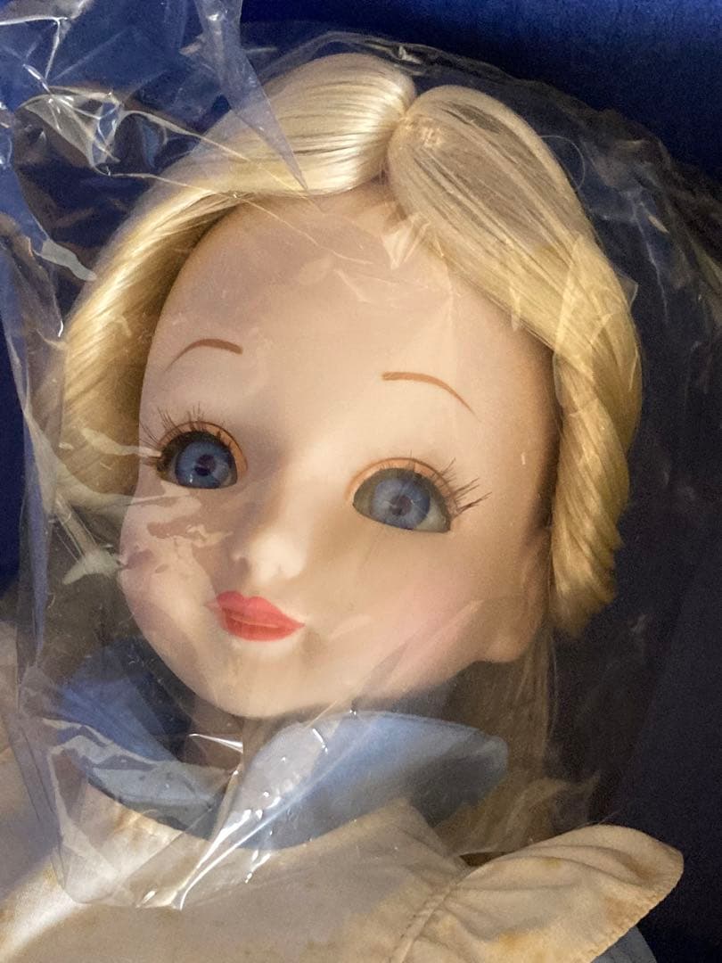 激レア【未使用】TDL 東京ディズニーランド　不思議の国のアリス　ビスクドール