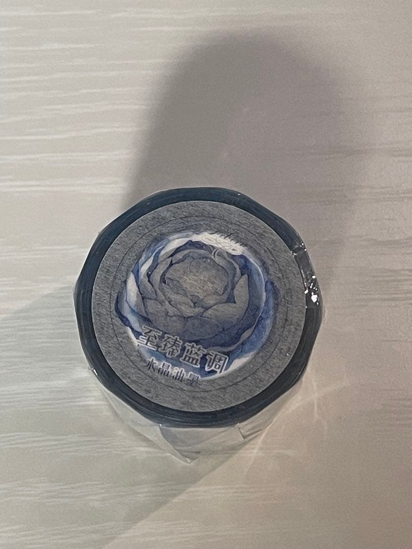 海外PETマステ 青バラ 花柄5本