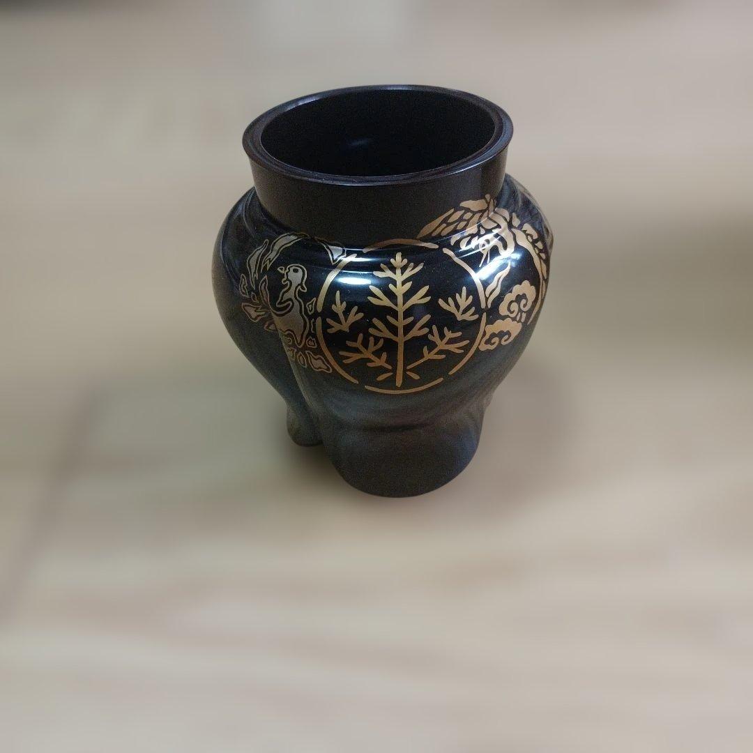 金森春次作 有職文蒔絵盃台 山本春正別家 後見人