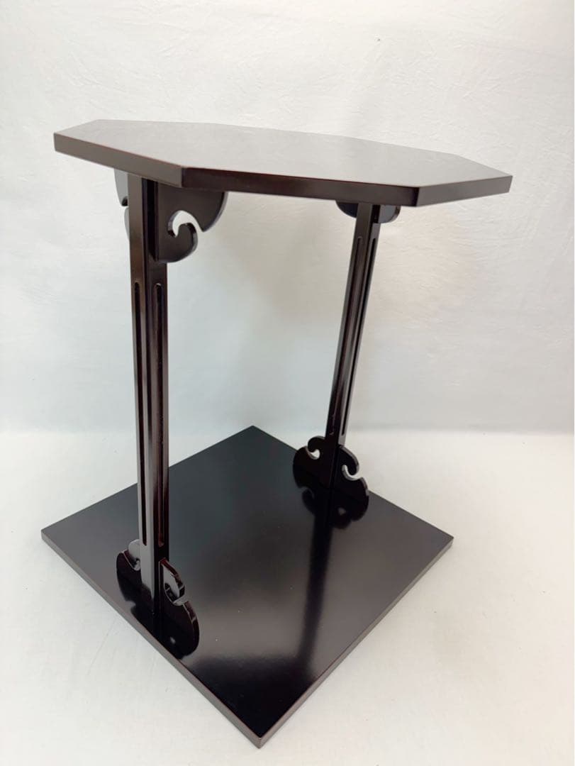 美品 茶道具 溜塗 寿棚 淡々斉好 組み立式茶の湯道具 茶棚 茶事 小棚 元箱