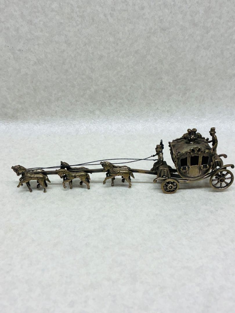 ビンテージ ヨーロッパ 皇室 馬車 ミニチュア 銀835 シルバー スターリング