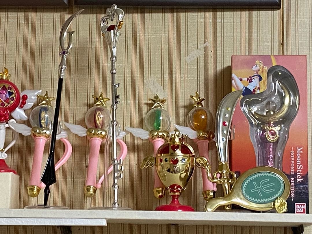 セーラームーン スティック＆ロット 23点 セーラームーン展限定ムーンスティック