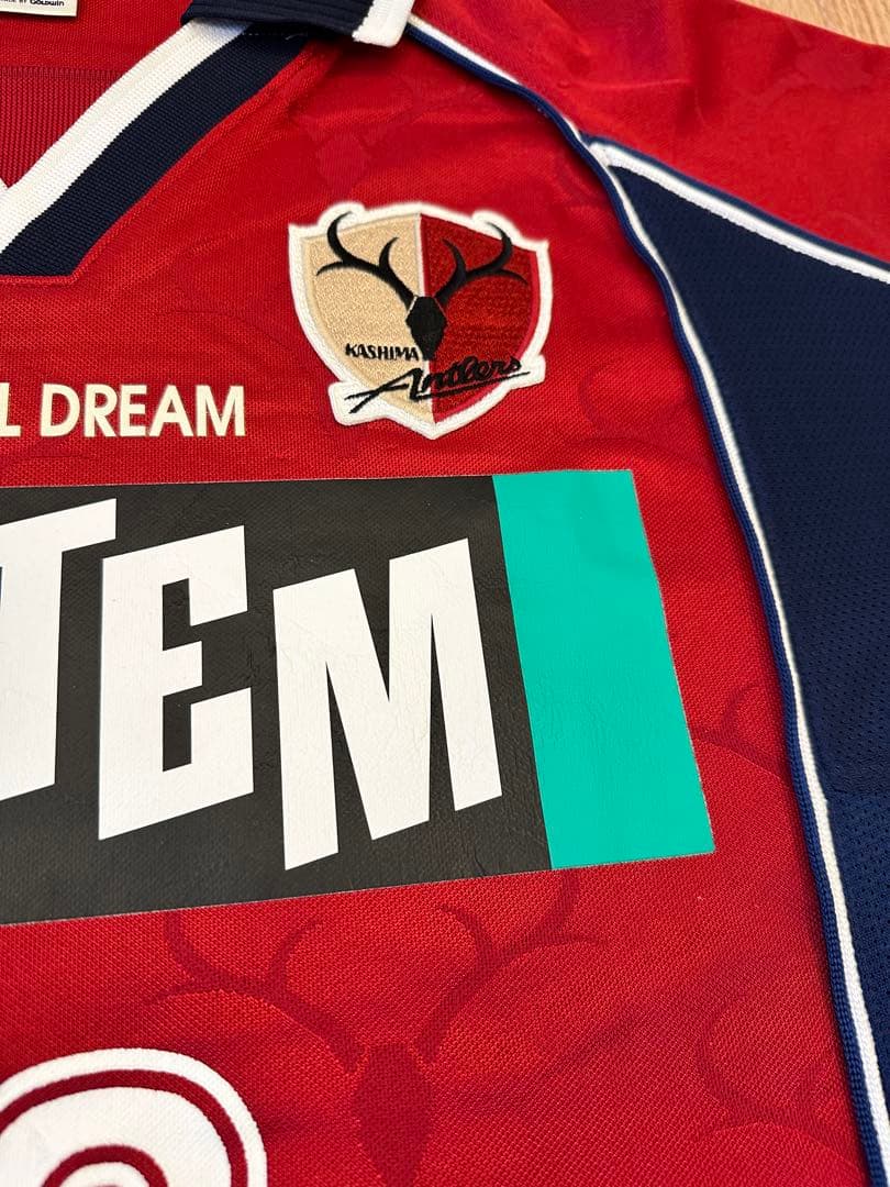 鹿島アントラーズ エネーレ2001シーズンユニフォーム 柳沢敦