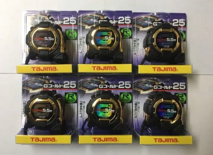 タジマ Tajima スケール 尺相当目盛付 G3GL25-55SBL×6個