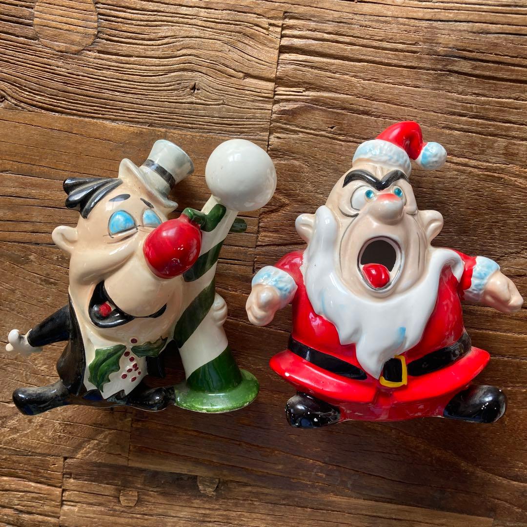 60's ヴィンテージ　フィギュア　クレイス　サイコセラミックス　2体　ヒッピー