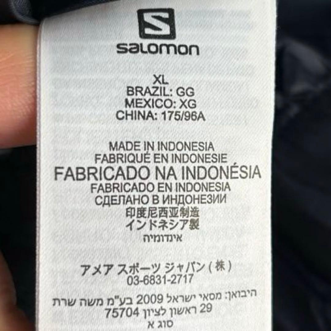 SALOMON ファー ダウンジャケット サロモン XL