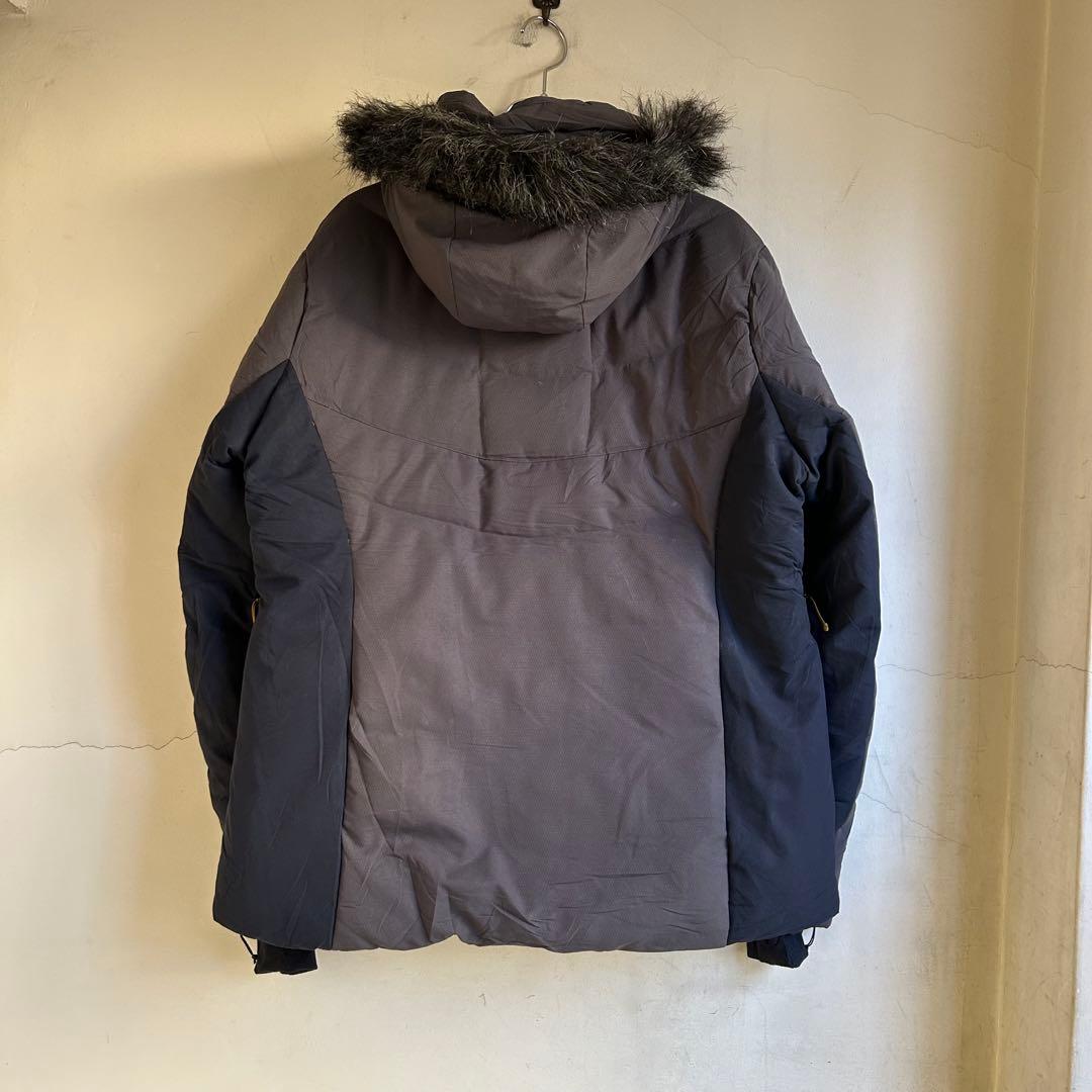 SALOMON ファー ダウンジャケット サロモン XL