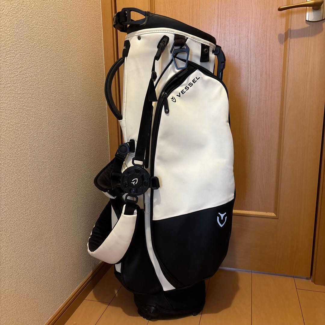 た*け様 Vessel キャディバッグ 白黒