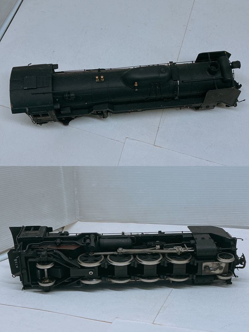 D51 528 蒸気機関車 鉄道模型 大型模型 本体＋テンダー セット ブラック