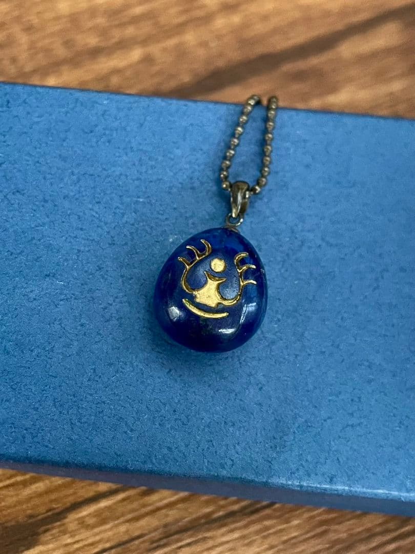 天空の城ラピュタ 飛行石 ネックレス ラピスラズリ @NIBARIKI