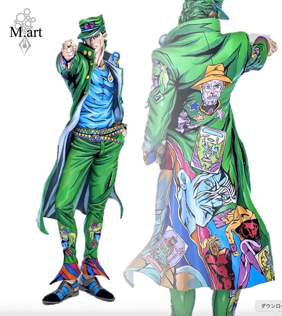 ジョジョの奇妙な冒険 SMSP 空条承太郎 フィギュア リペイント 二次元塗装