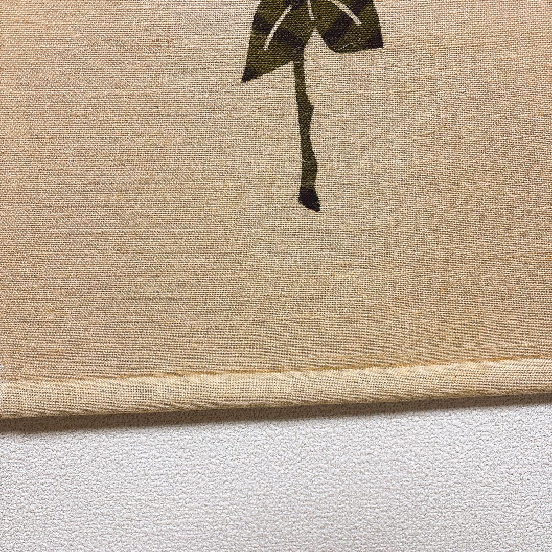 【希少】ろうけつ染掛け軸　バラ　タペストリー