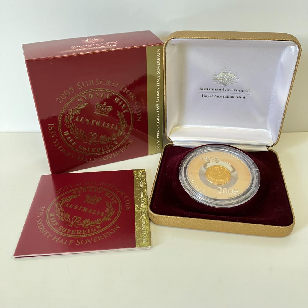 オーストラリア造幣局発行 シドニー・ハーフソブリン誕生150周年記念