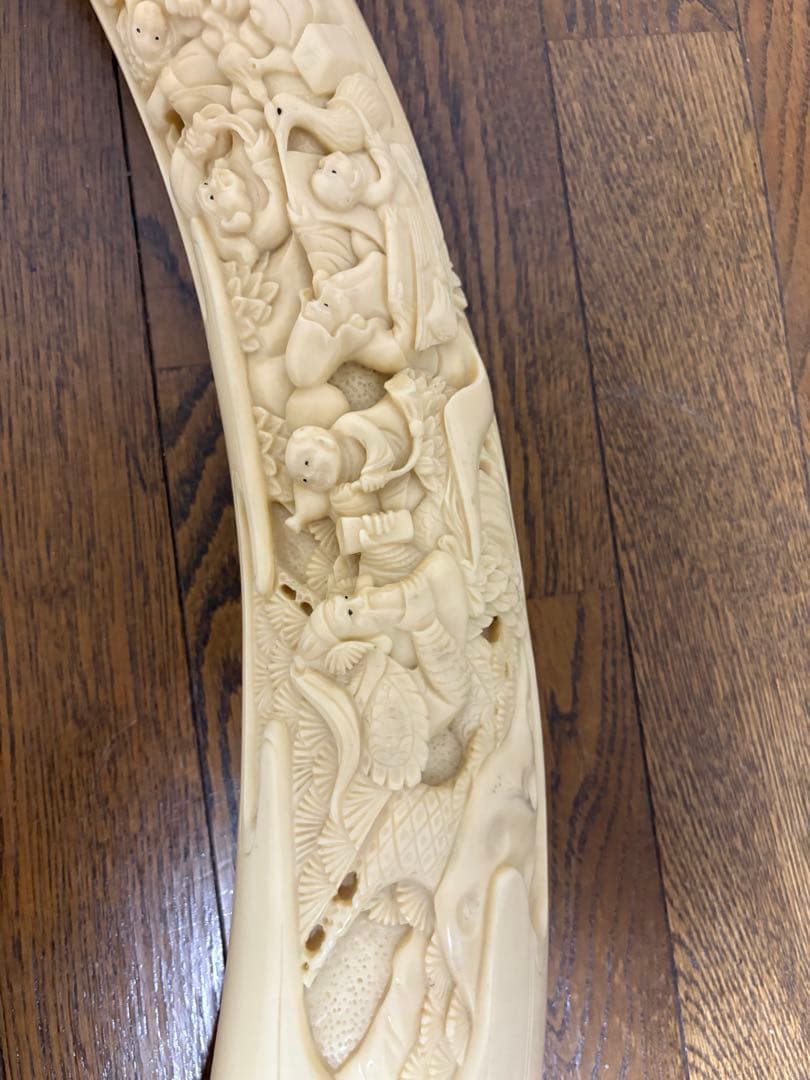 象牙風　一本牙　置物