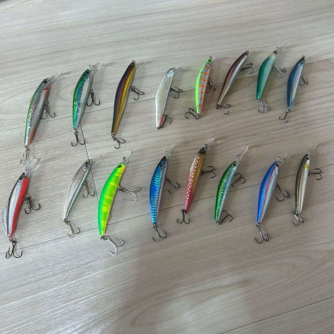 本流ミノー16個セット サクラマス