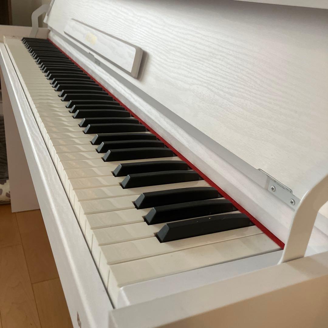断捨離様へ【美品】IKTMI ホワイト電子ピアノ 128リズム搭載