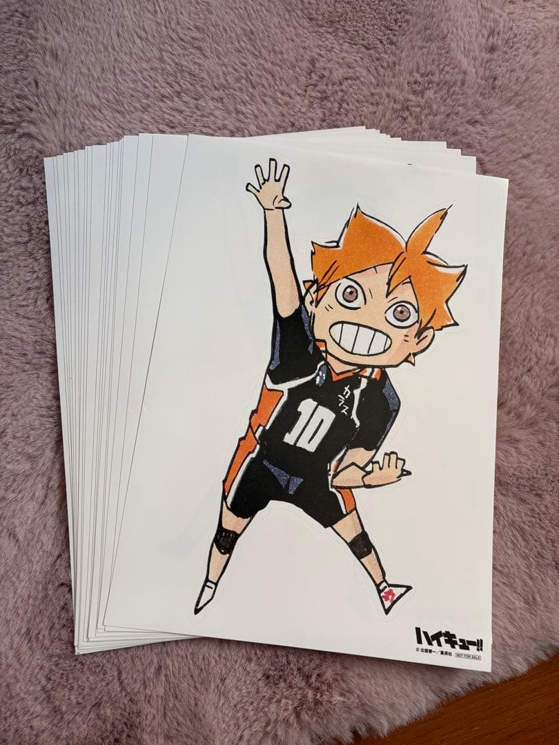 【商品名】ハイキュー展　ゲンガ×タイカン　A4サイズビッグステッカー