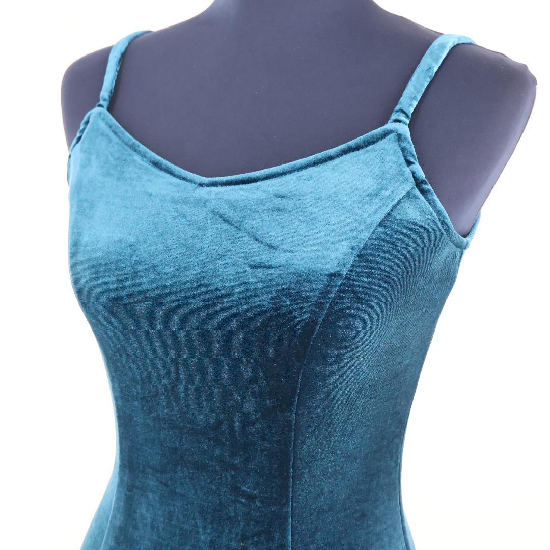 【美品 フラダンス用衣装】ブルー Mermaid Line MMJ ワンピース