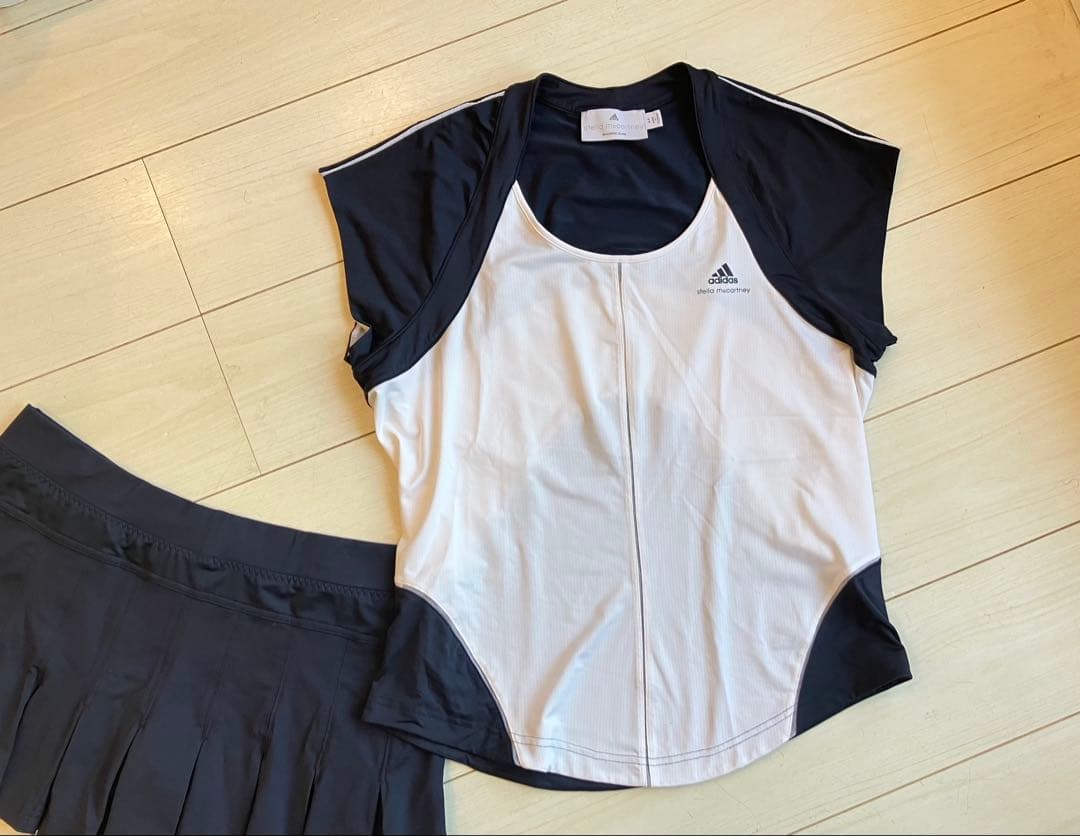 adidas byステラマッカートニー＊切り替えデザイン上下セットアップ