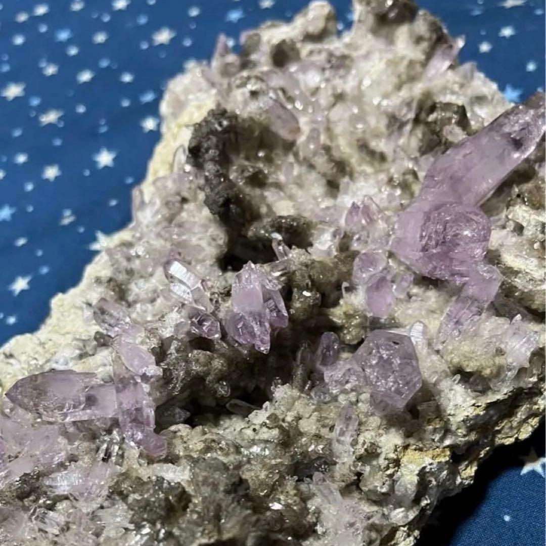 ＊8日まで＊ メキシコ ベラクルス州産 ベラクルスアメジスト 母岩付き原石