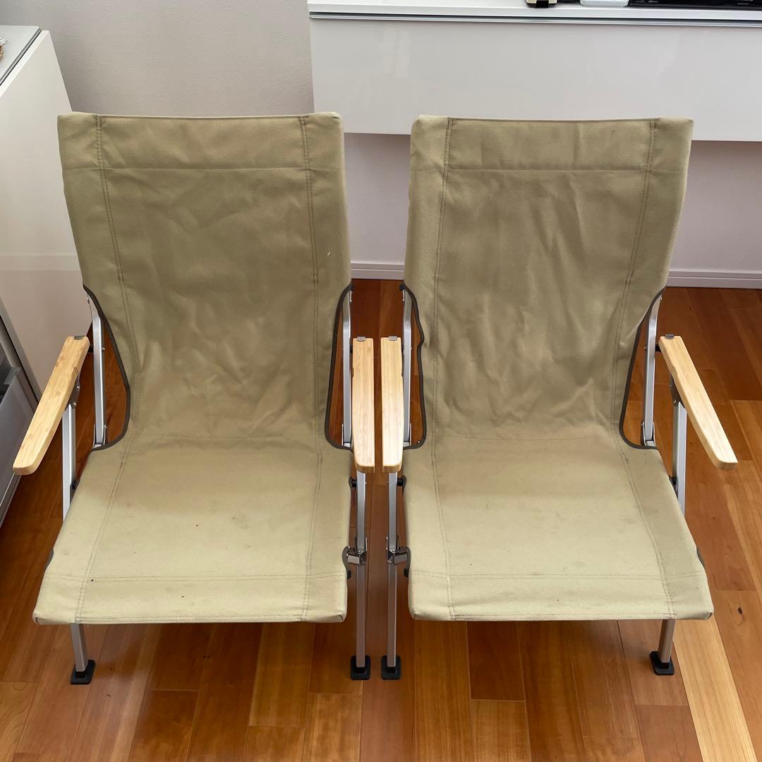 【CCD】スノーピーク　ローチェア30ベージュ 2脚セット