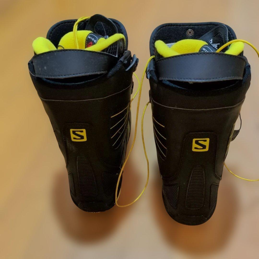 SALOMON スノーボードブーツ SYNAPSE WIDE ブラック/イエロー