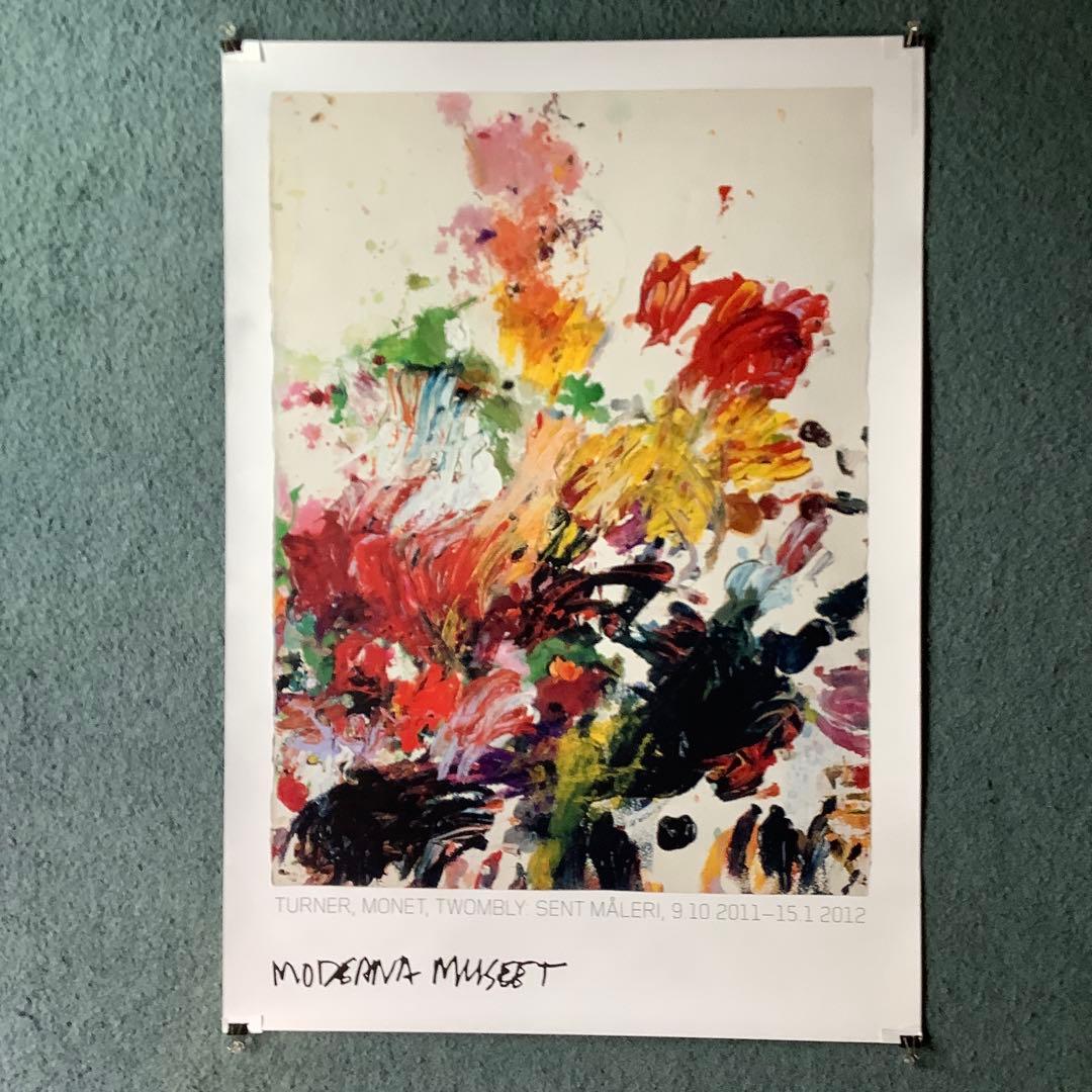 『サイ・トゥオンブリー Cy Twombly』スウェーデン現代美術館制作ポスター