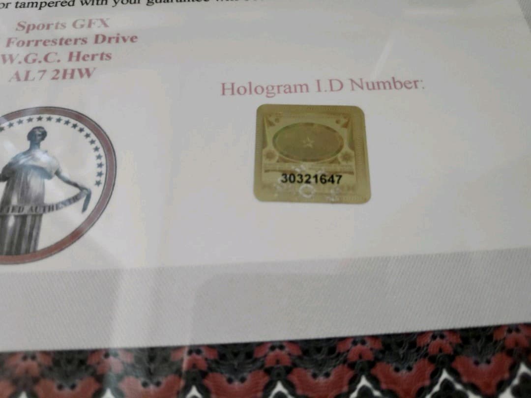 藤澤五月 直筆サイン付写真 ロコ•ソラーレ カーリング　証明書付　1枚