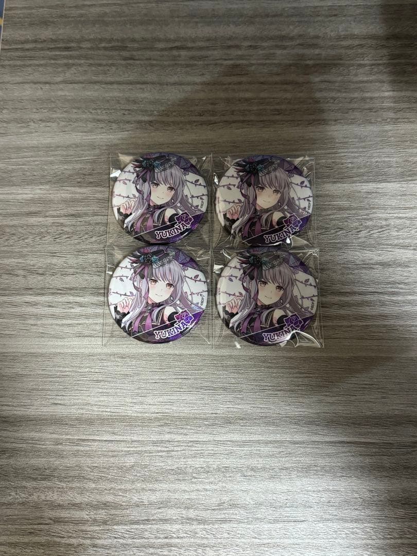 バンドリ 10周年　友希那　缶バッジ 4個セット