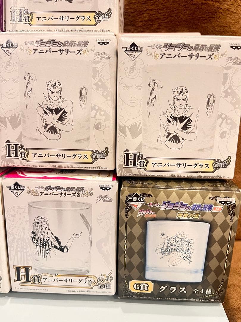 一番くじジョジョの奇妙な冒険　グラスまとめ売り