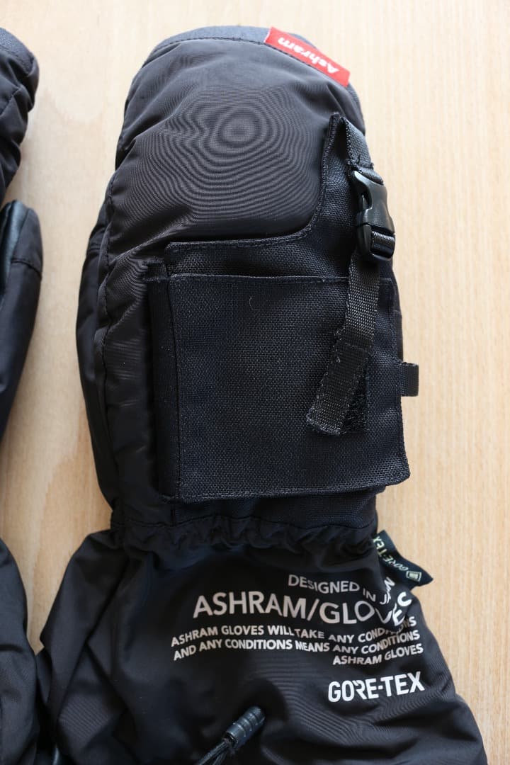 ASHRAM GORE-TEX アシュラム スノーボードミトン ゴアテックス 黒