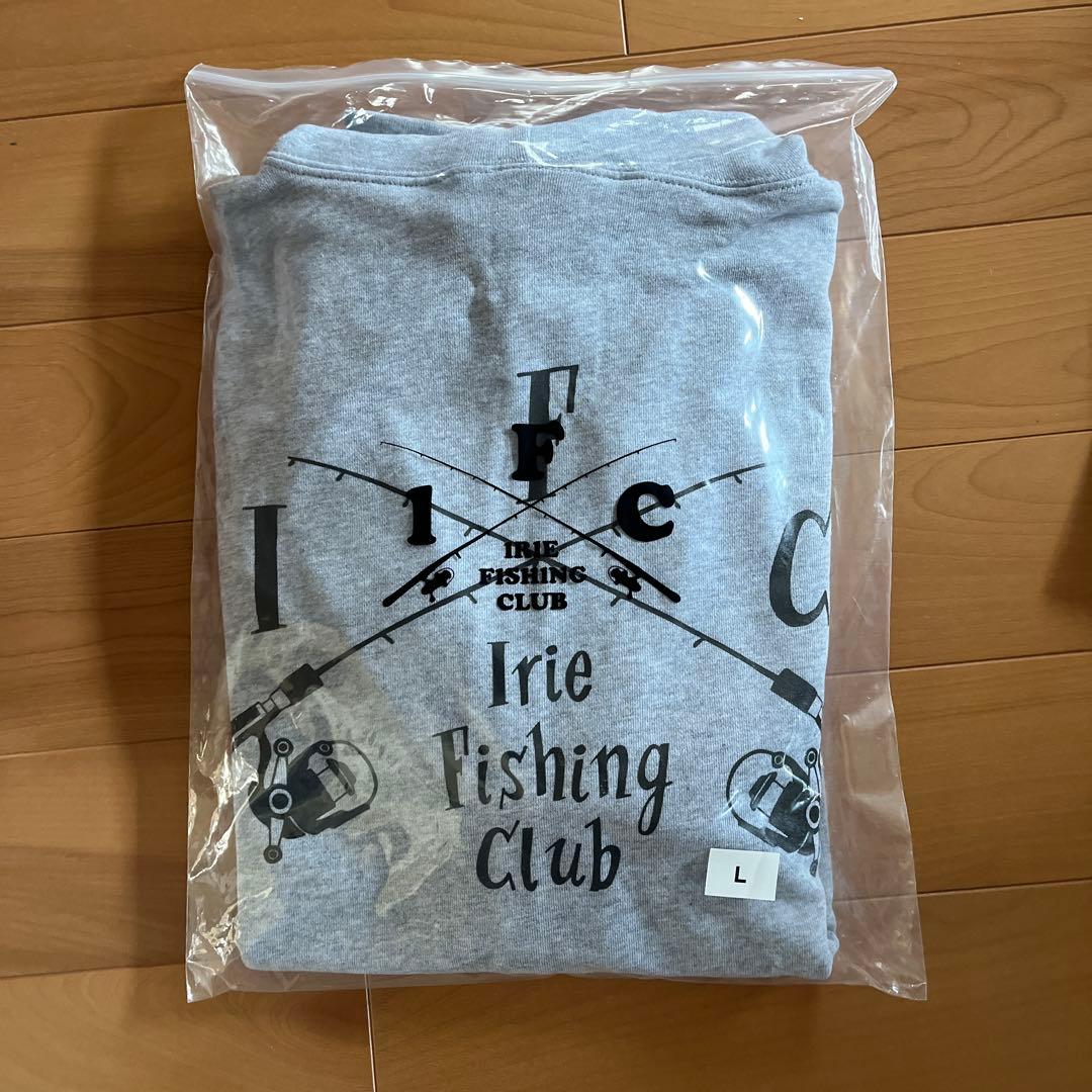 Irie Fishing Club ジップアップパーカー　グレー